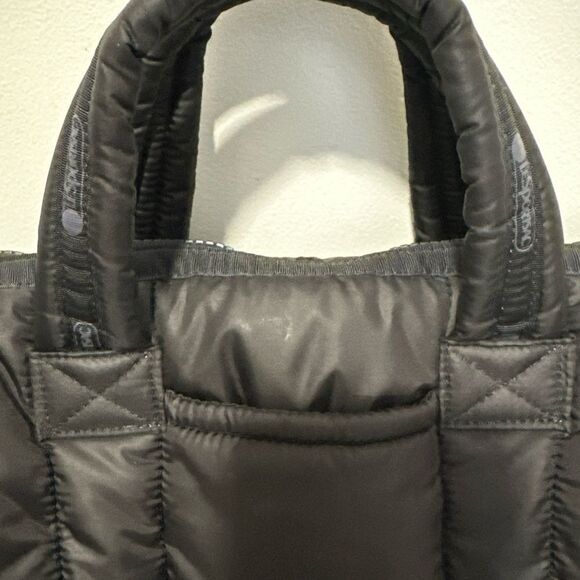 LeSpotsac Black Quilted Handbag crossbody rare - Picture 5 of 13